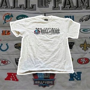White pro football, Hall of Fame, Canton, Ohio, Reebok T-shirt